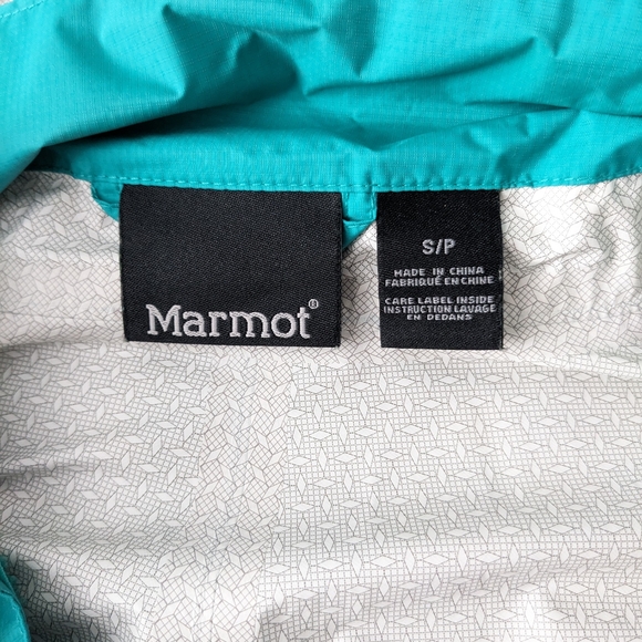 Marmot green windbreaker - Picture 3 of 5